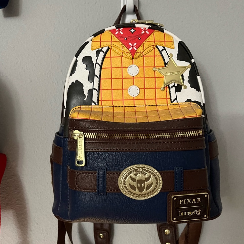 Disney Parks Woody Pixar Loungefly Backpack